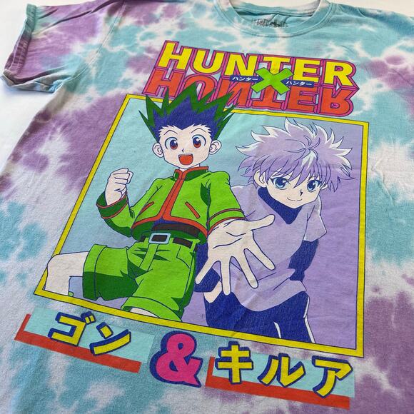 Hunter X anima tie-dye T-shirt Size Medium Purple Blue - Picture 3 of 5